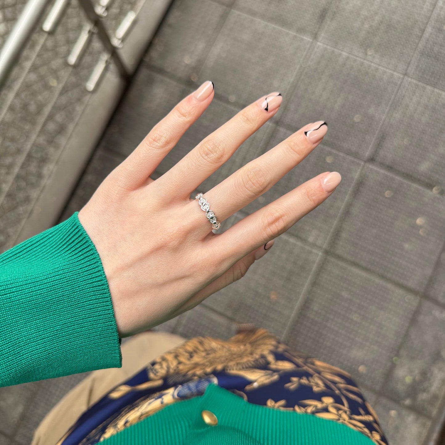 Silver925 plain ring 2