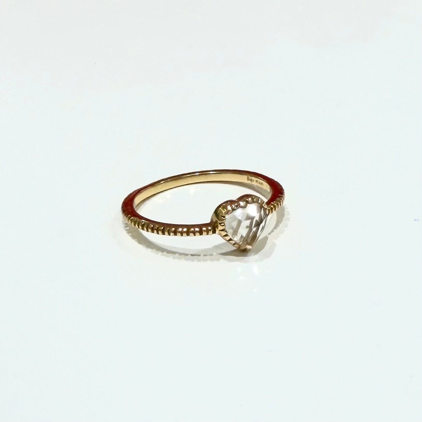 Brass Heart ring