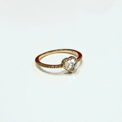 Brass Heart ring