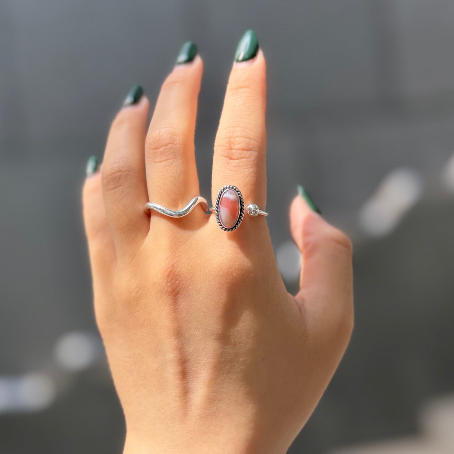 Silver925 design ring 100