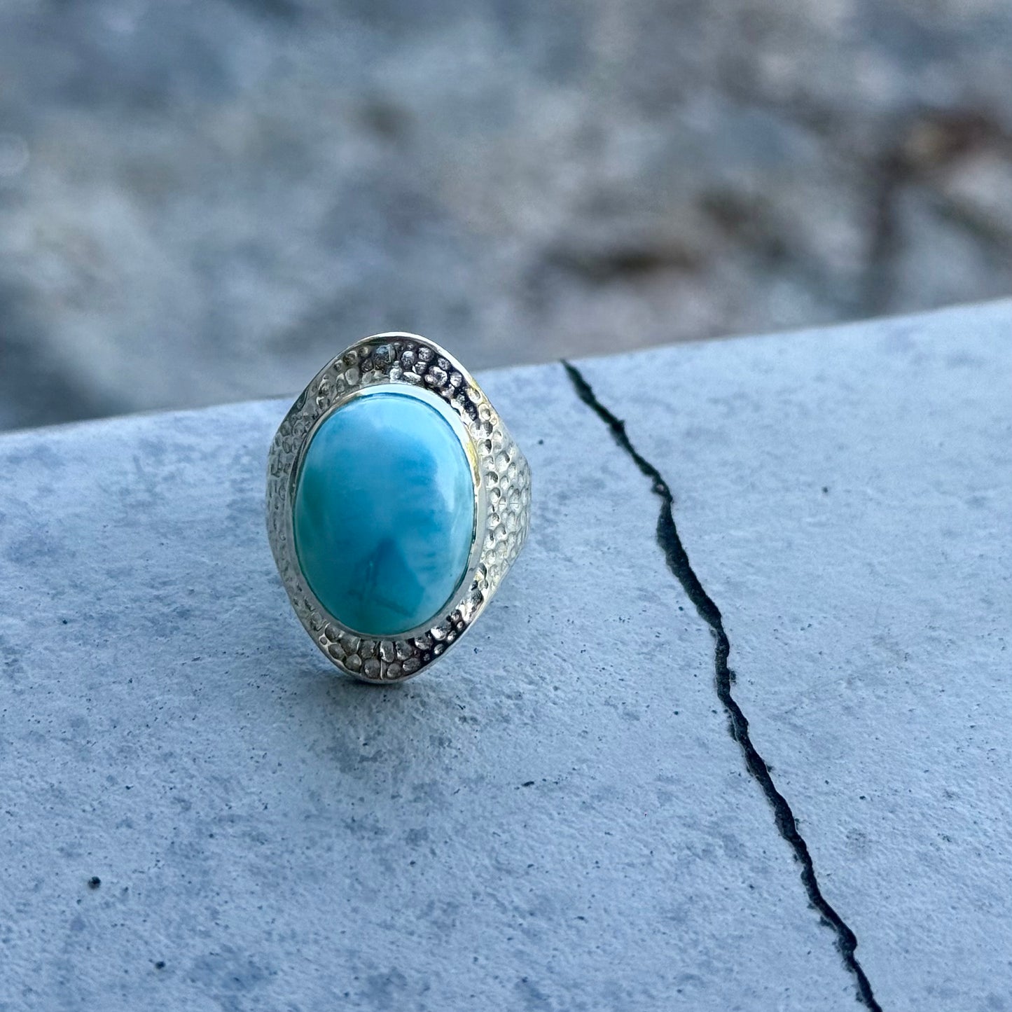 Larimar ring