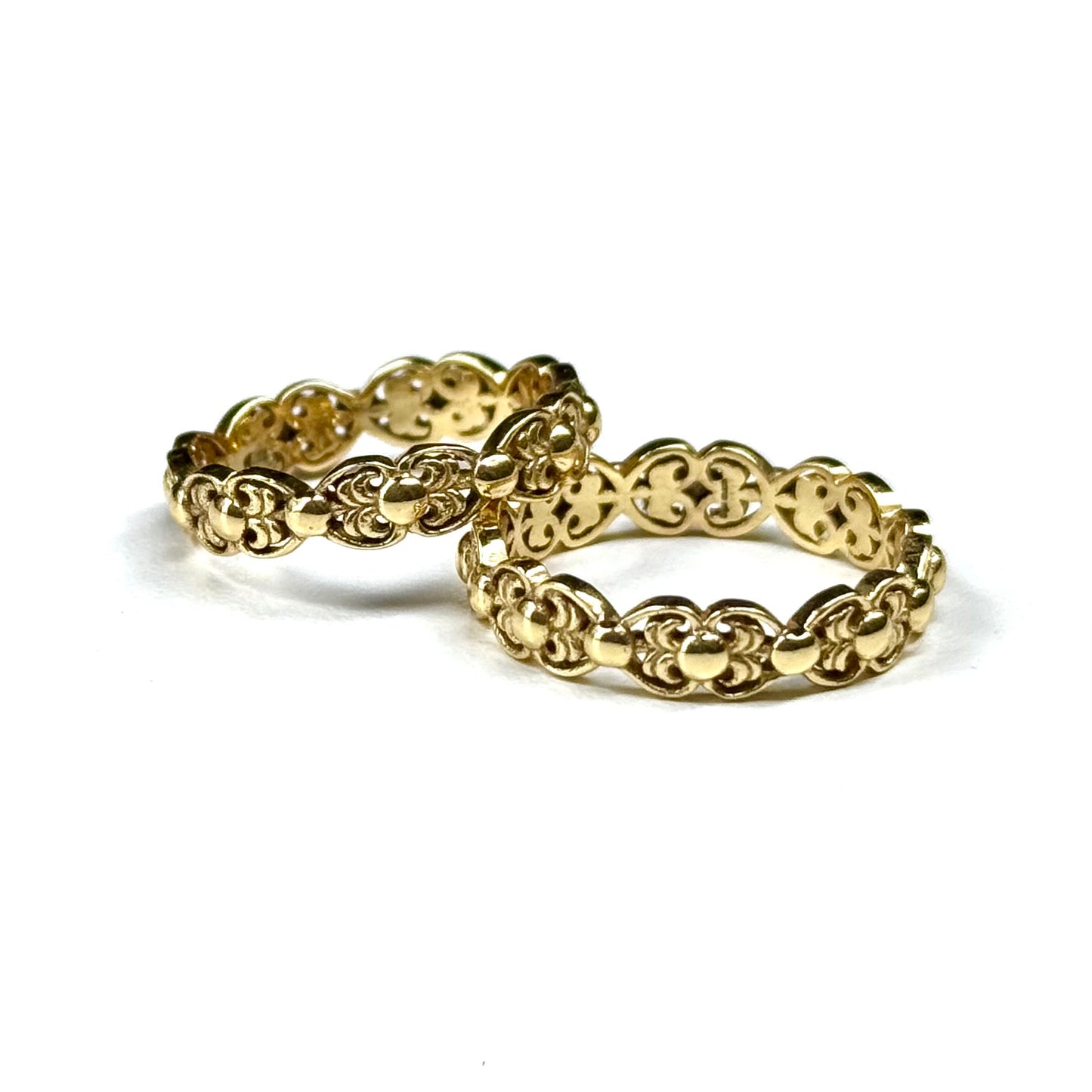 Brass plain ring 62