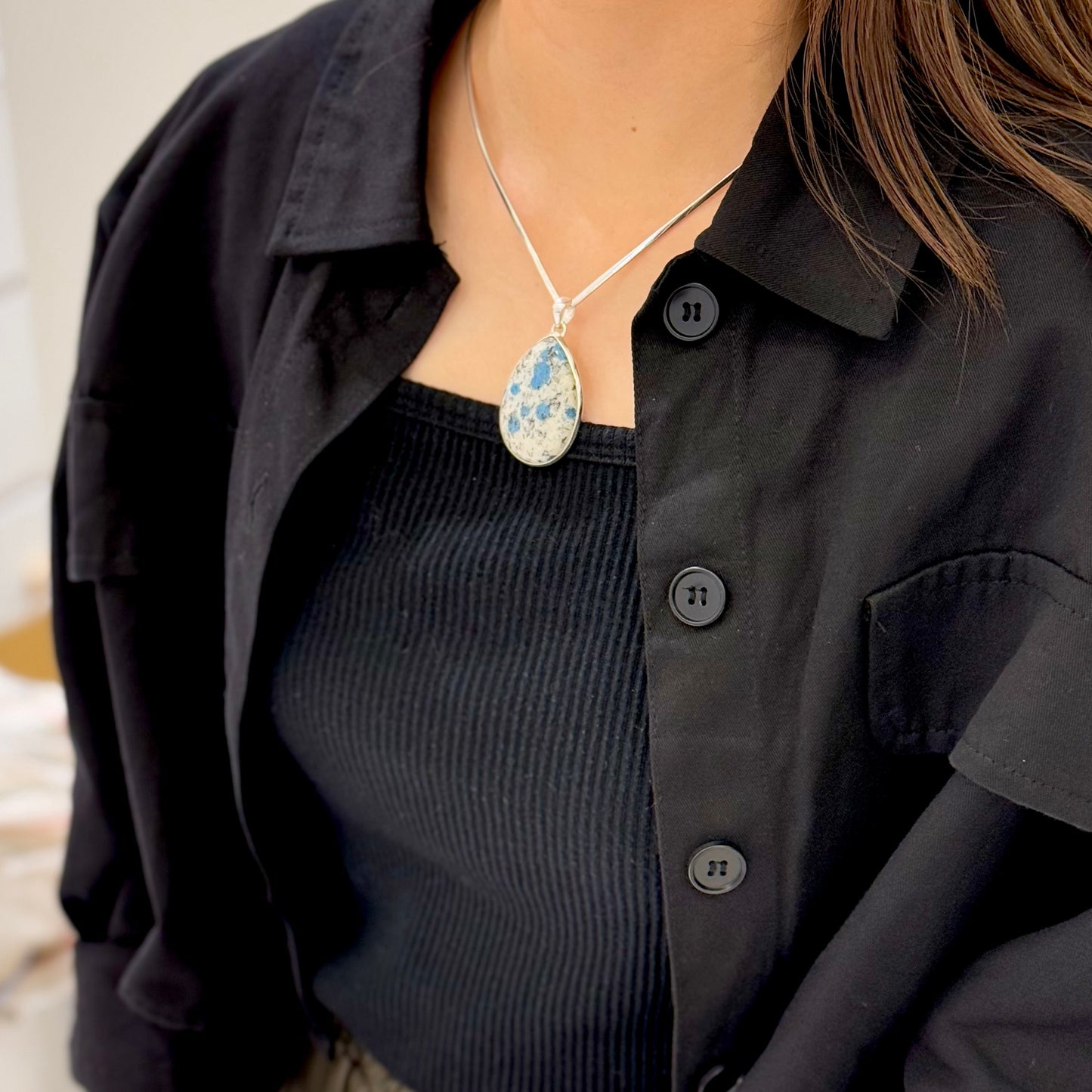 Big stone charm