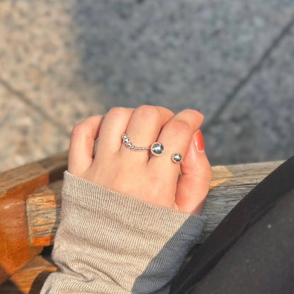 Silver925 plain ring 73