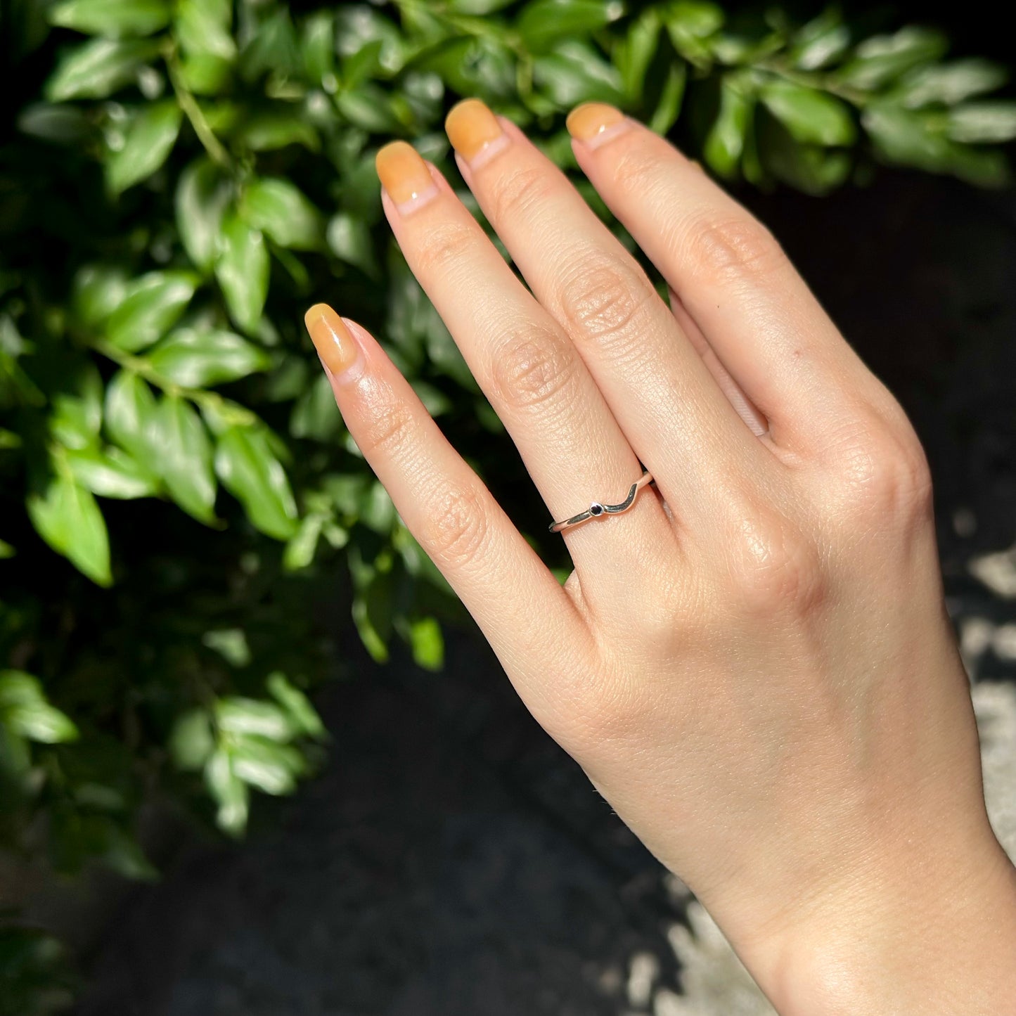 Silver925 wave ring 10