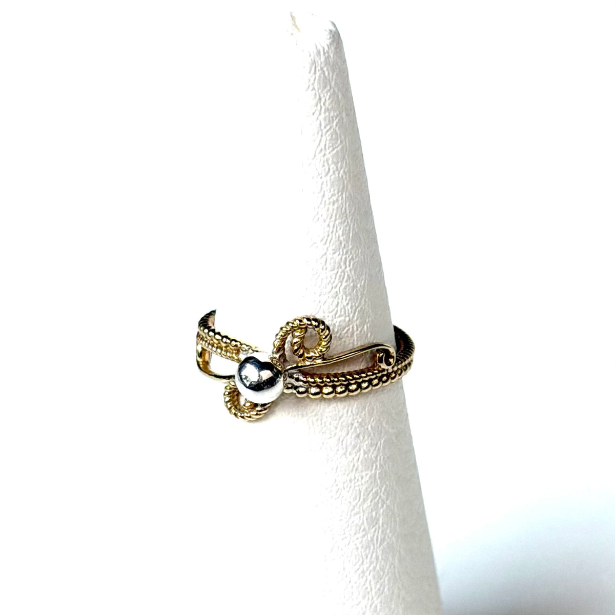 Silver925×brass plain ring 16