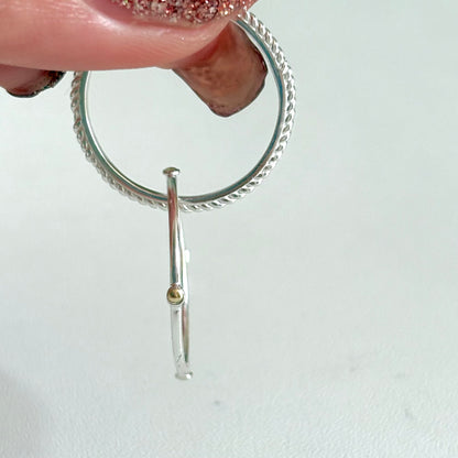 【Biju mam poco】Silver925×18K plain ring