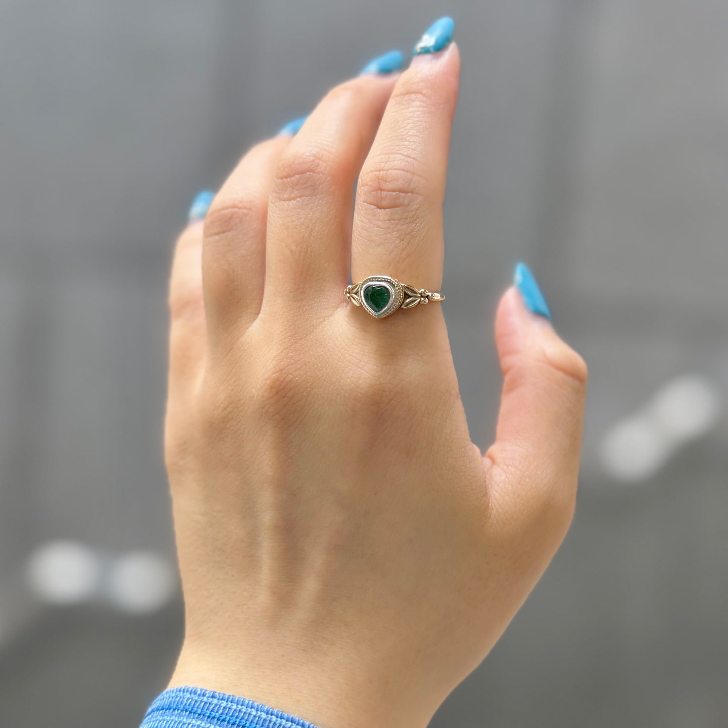 Heart design ring 6