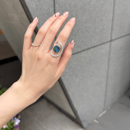Moon design ring 9