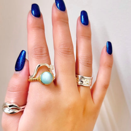 Brass design ring 2