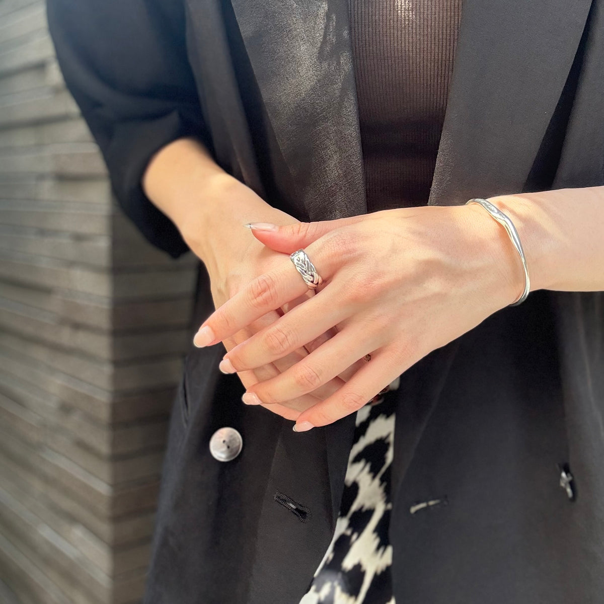 Silver925 plain ring 51
