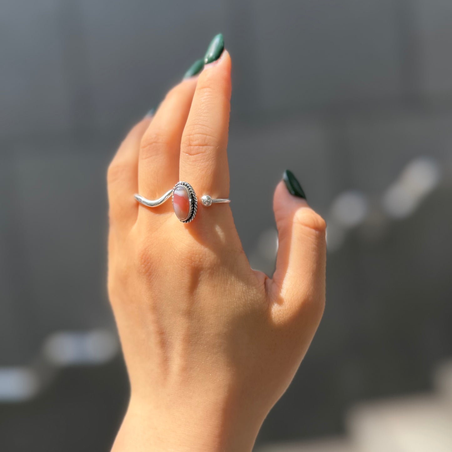 Silver925 design ring 100