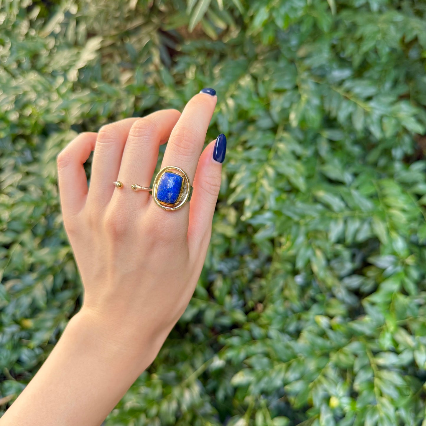 Silver925×Brass design ring 8