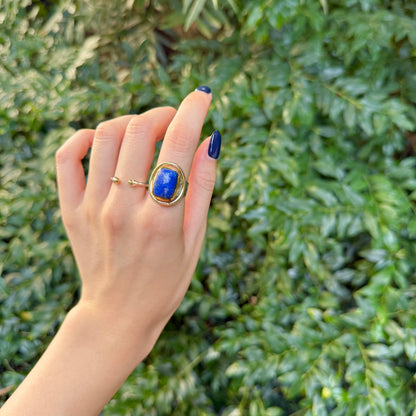 Silver925×Brass design ring 8