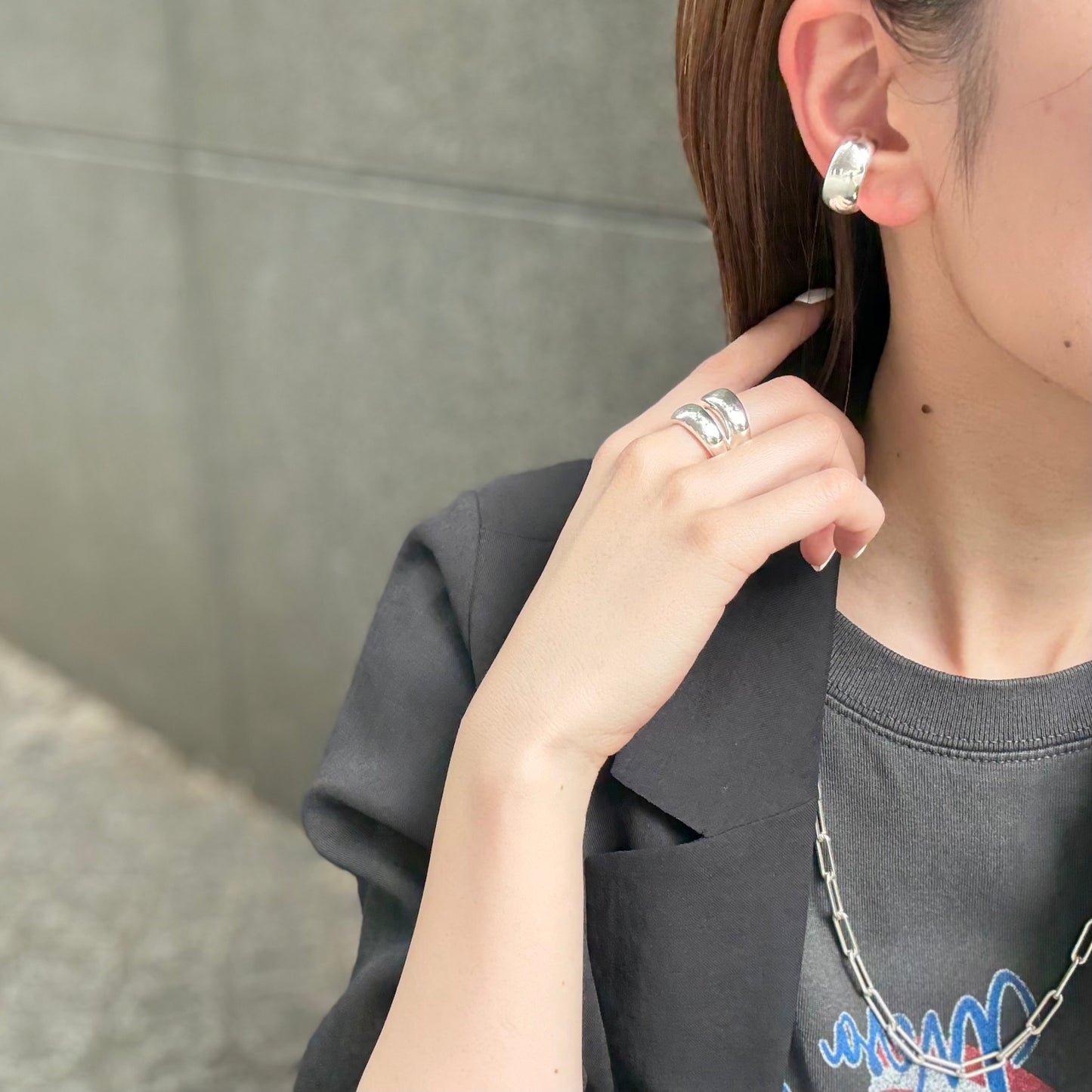 Silver925 ear cuff