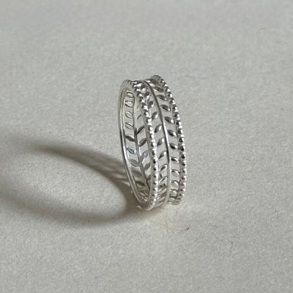 Silver925 plain ring 91