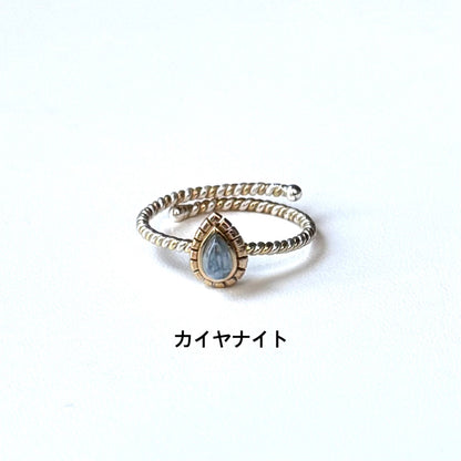 Silver925×Brass petit ring 4