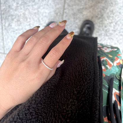 Silver925 plain ring 95