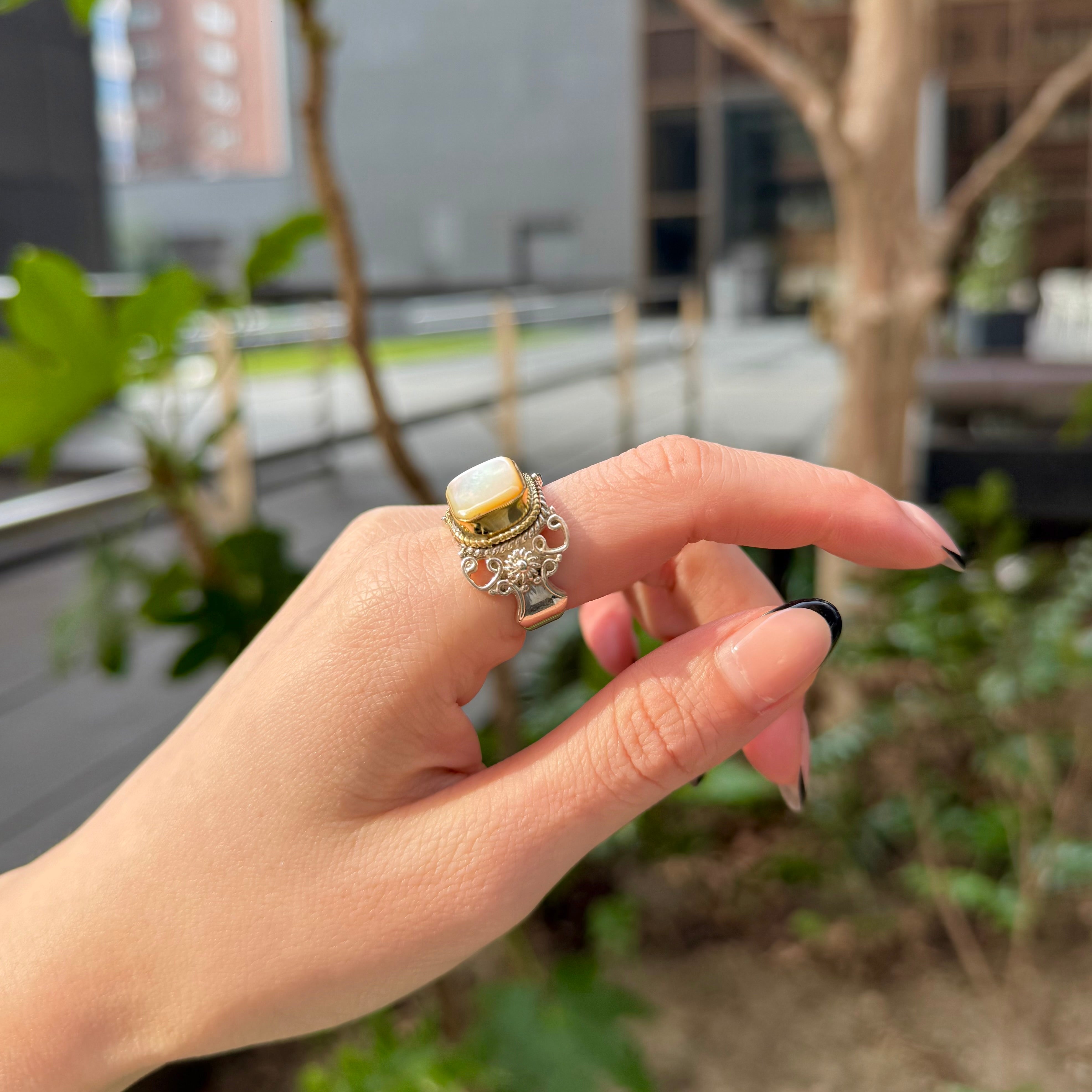 Connect ring〈White〉 – Biju mam