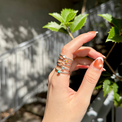 Silver925 petit ring 17