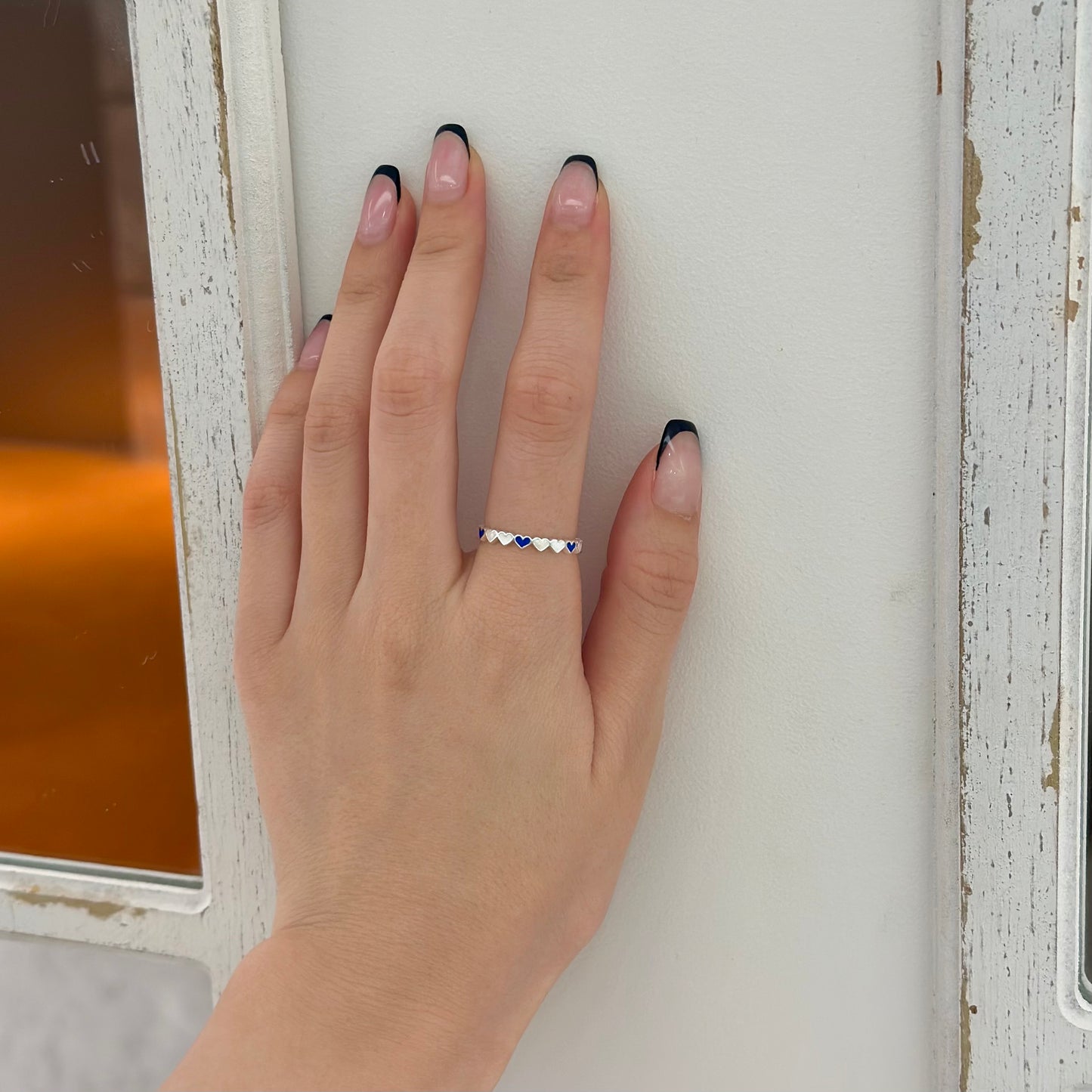 《FUKUOKA limited color》Heart enamel ring 2
