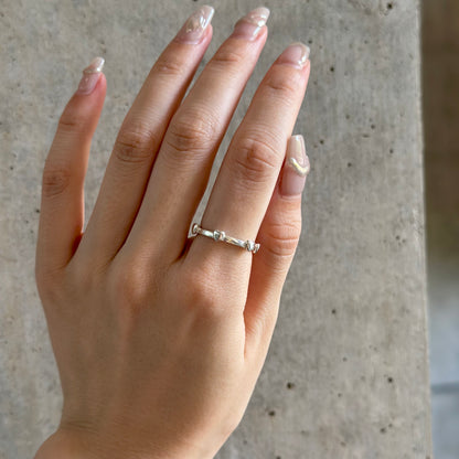 Heart plain ring 1