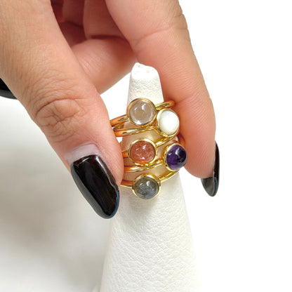 Brass 1stone ring