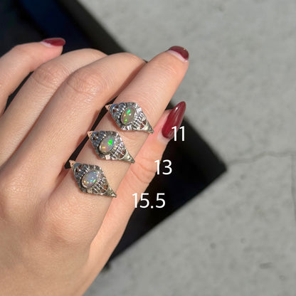 Opal design ring 11