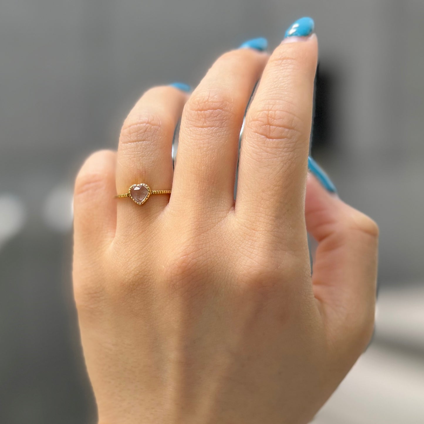 Brass Heart ring