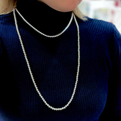 Silver925 chain  necklace 〈Heart〉2