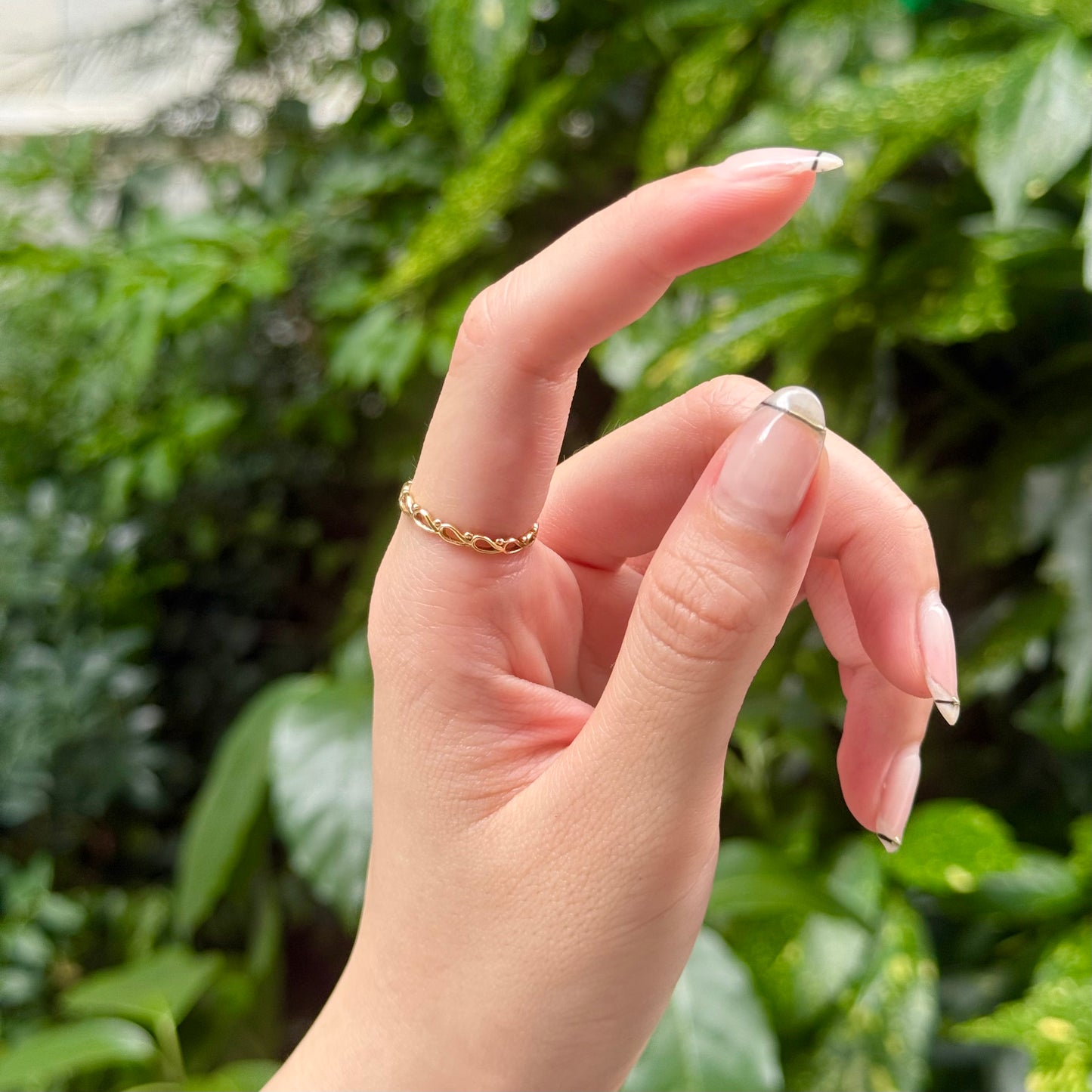 Brass plain ring 18
