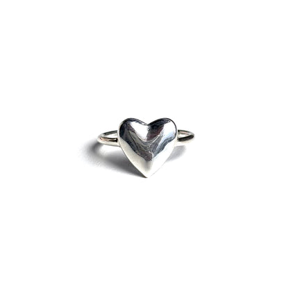 Heart plain ring 63