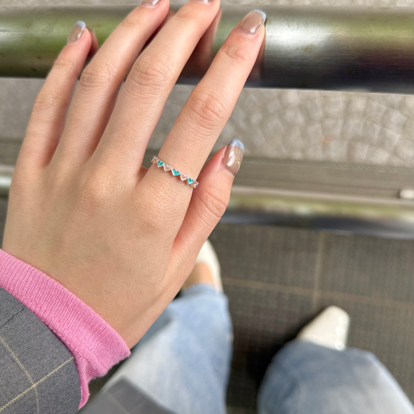 〈表参道限定〉Heart enamel ring