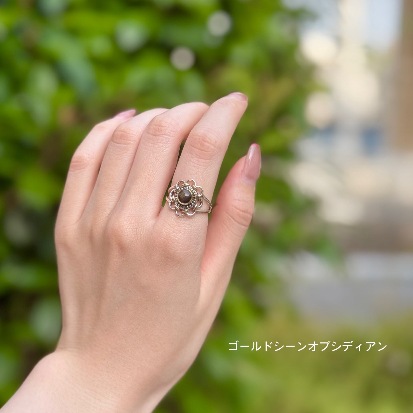 Flower design ring 13