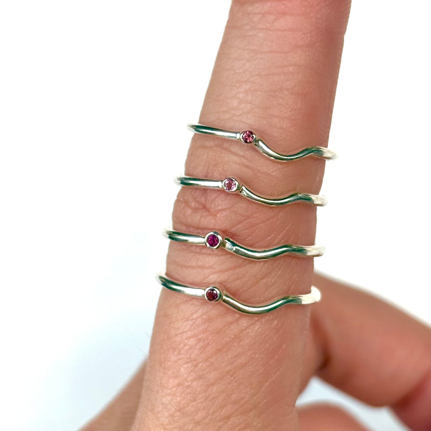 Silver925 wave ring 10