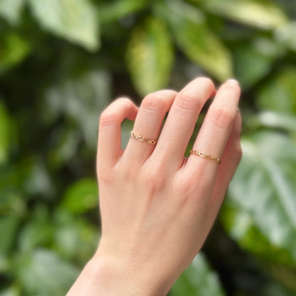 Brass plain ring 18