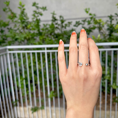 Heart fork ring 3