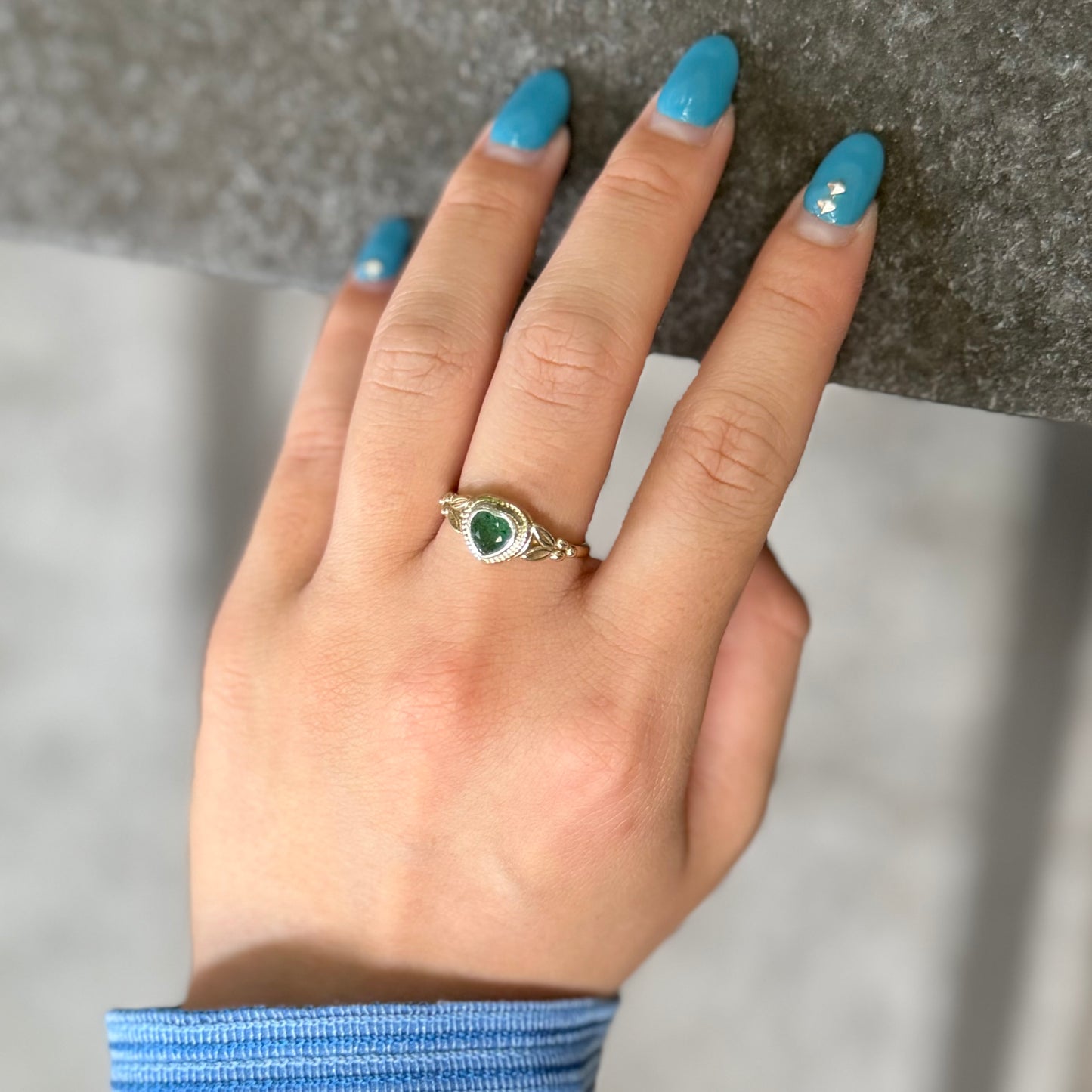 Heart design ring 6