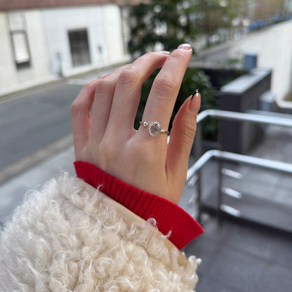 1stone fork ring