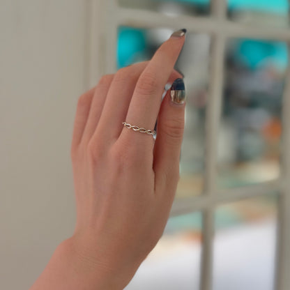 【Bijumam poco】Silver925×18K plain  ring 1