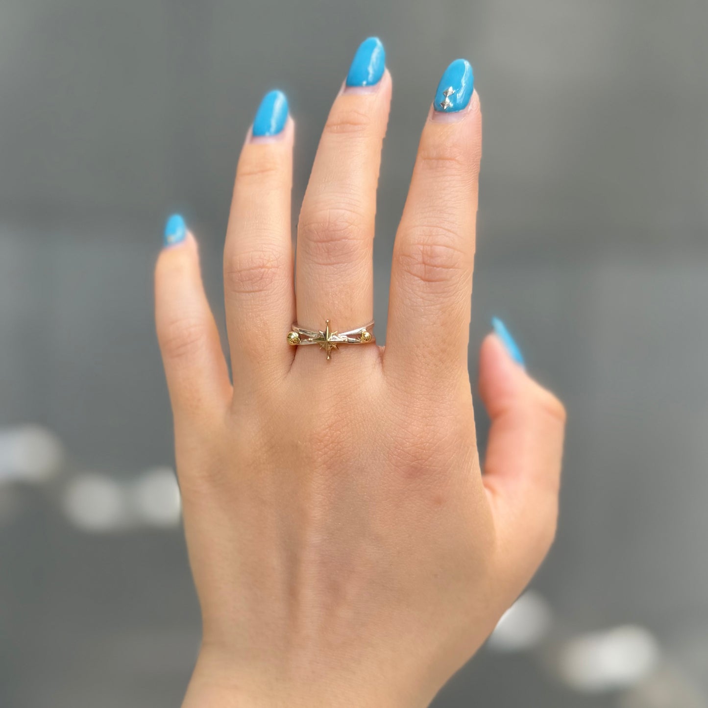 Star plain ring 13