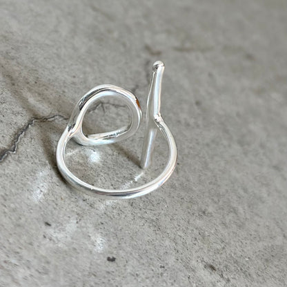 Silver925 plain ring 85