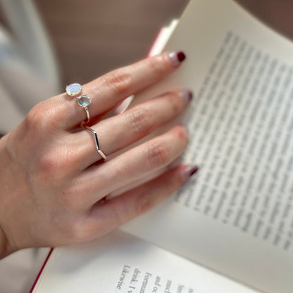 Silver925 plain ring 50