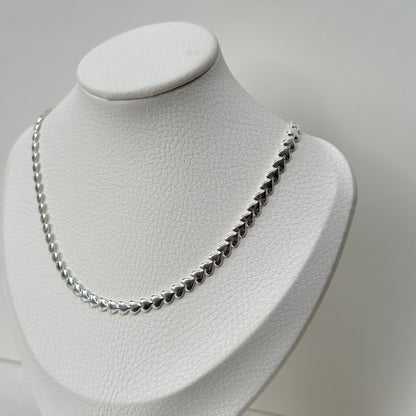 Silver925 chain  necklace 〈Heart〉2