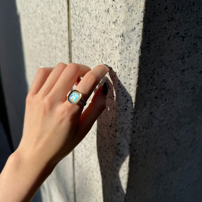Silver925×Brass design ring 10