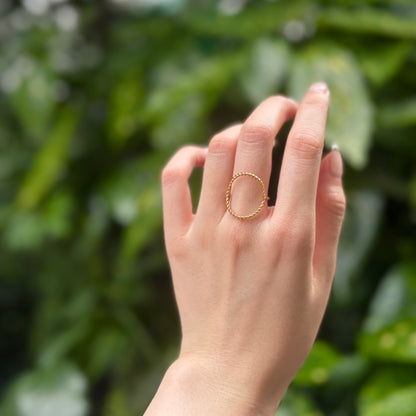 Brass plain ring 20
