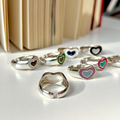 【オンライン先行】Heart enamel ring