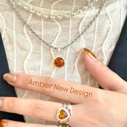 Amber charm