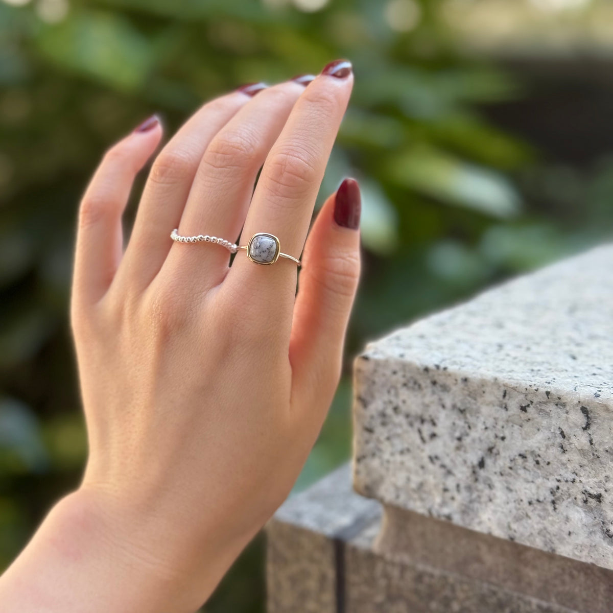 Silver925×Brass design ring 24