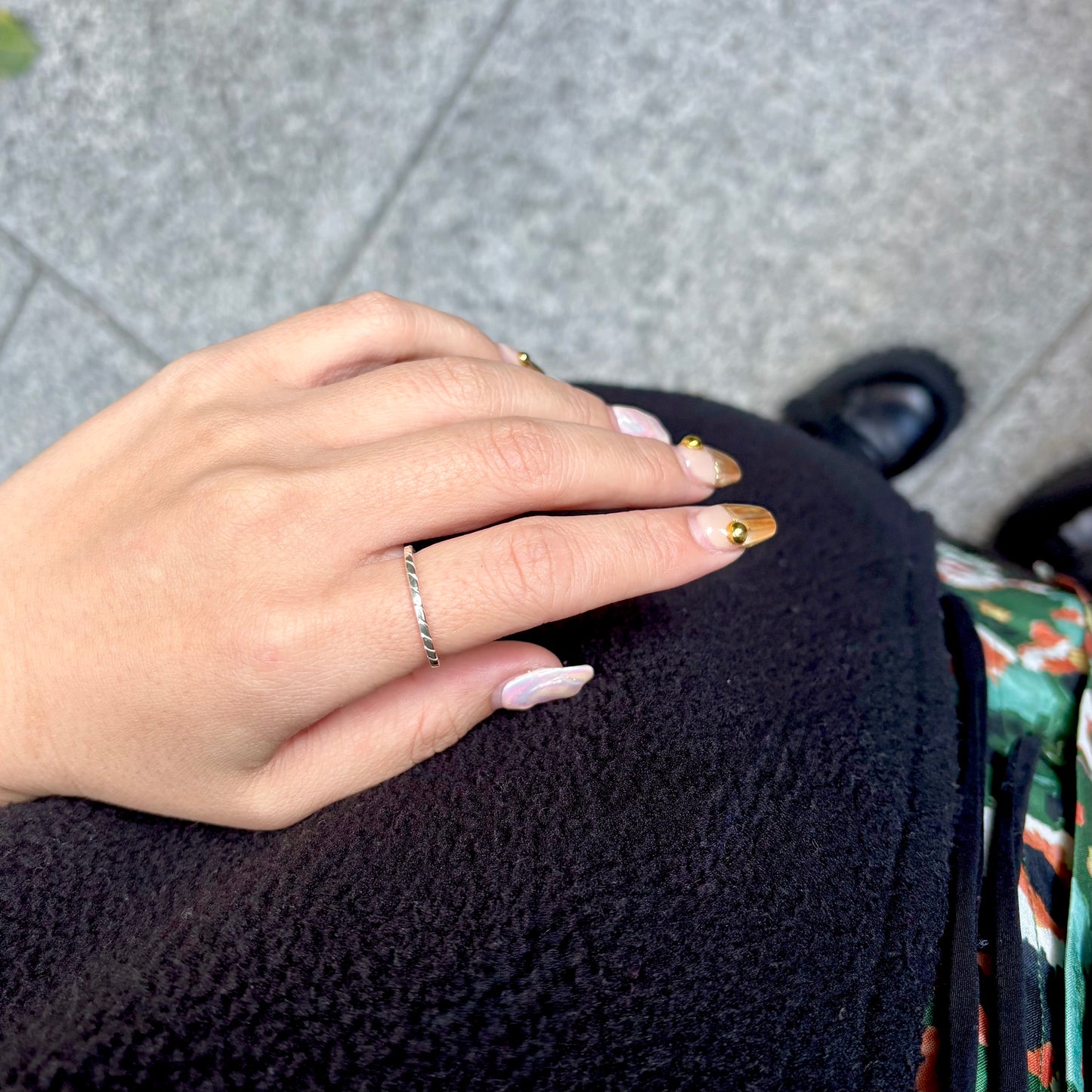 Silver925 plain ring 96